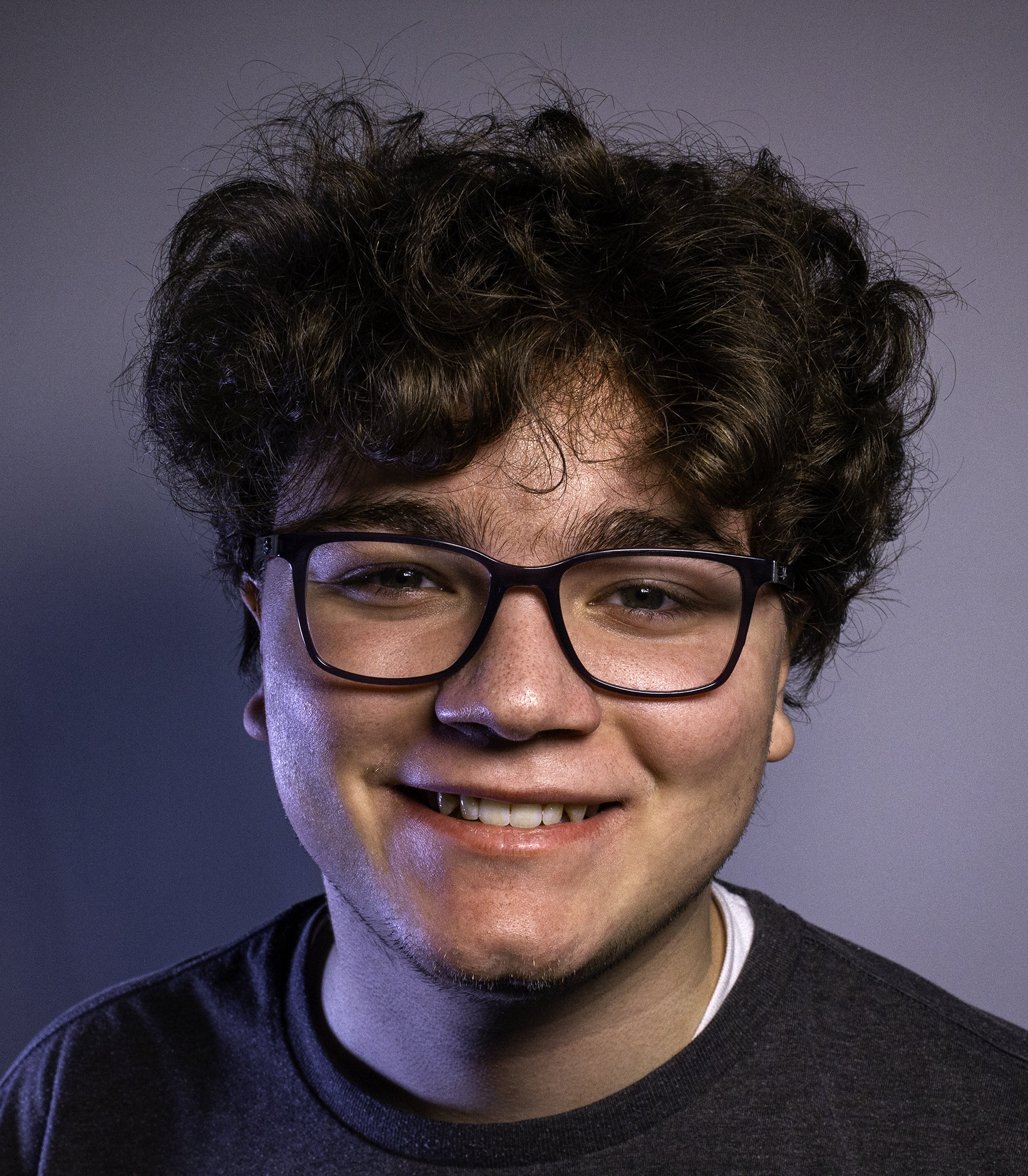 Portrait of Jacob Healt smiling.